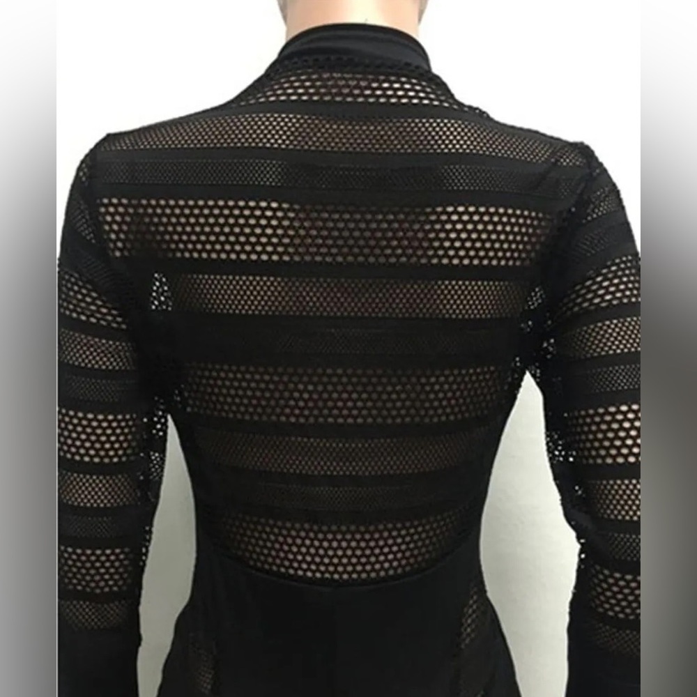 Black long sleeve jumpsuit